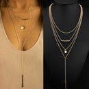 Modern Women Choker Chunky Statement Bib Pendant Chain Charm Necklace Jewelry