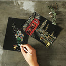 4Pcs/set colorful scraping painting drawing paper children education toysME