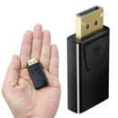 Display Port to HDMI Male Female Adapter Converter Display Port DP to HDMI Black