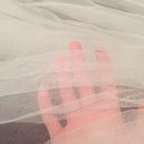 3 Meter Long Trailing Single-layer lace trimming Bridal Wedding With Comb JVJ