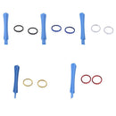 5x Chrome Thumbstick Accent Rings+Teardown Rod for Xbox One Elite Controller