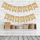 Eid Mubarak Ramadan Flag Pennant Bunting Eid Muslim Islam Decorations BannerFT