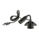 USB Wire PC Tablet Computer Microphone Mic For Studio Speech Online Chatting