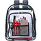 Heavy Duty Clear Backpack,Security Transparent School Backpack,See Through  V8R4