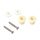 2pcs ABS Plastic Guitar Strap Locks With Screws For Acoustic Electric Guitar