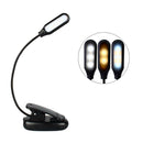 5 LED Bedside Clip-on Light Eye Protection Reading Lamp Dorm Home Lighting