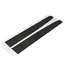 2Pcs Inner Dashboard Carbon Fiber Vinyl Wrap Stickers Decals For Tesla Mode