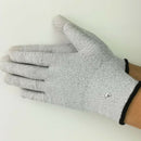 2pcs Conductive electrotherapy massage electrode gloves use for tens machin`US