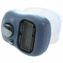 Light Blue Case 5 Digit LCD Electronic Finger Counter Hand Tally U6H9