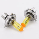 2pcs H4 12V 90W 2600K Halogen Waterproof Golden Yellow Car Fog Light Bulbs