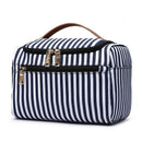 Striped Storage Bag Cosmetic Bag Multi-Function Cosmetic Bag Ladies Handbag