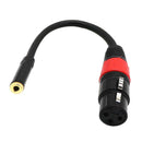 3.5mm to XLR Cable 0.2m, 3.5mm Female to XLR Female Cord, XLR to 3.5mm Connector
