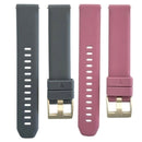2pcs 20mm Universal Soft Rubber Silicone Skin-Friendly Sweatproof Smart Watch