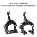 1pair Practical Bicycle Caliper Brake With Pads Front Rear Aluminium Alloy