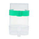 Acrylic Bird Feeder Automatic Seed & Water Feeder Cage Parrot Canary Cockatiel