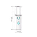 30ml Portable USB Nano Face Mist Spray Facial Sprayer Moisturizing Humidifier--