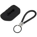 Car Two Button Key Case Silica Gel Cover for Jeep Wrangler JL 2018 2019 Key B6F7