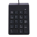 New USB Mini 18-keys Num Pad Numeric Number Keypad Keyboard for Laptop Note