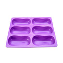 1Pcs Silicone Soap Molds Set 6-Cavities Mixed Patterns Soap Mold
