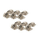 6pcs Spring Loaded Hinge Support Overhead Cabinet Door Stainless Steel Hinge