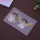 Silicone Stamp+Metal Cutting Dies Stencil Frame Scrapbook Angel Craft