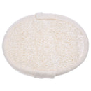 Bath Brush Body Towel Wipe Natural Loofah Ellipse Beige