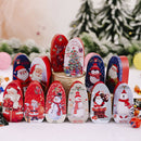 1pcs Xmas Candy Box Oval Shape Tinplate Christmas Themed Case For DecoratioSEAU