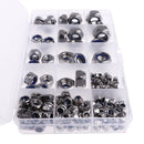 Assorted Stainless Steel Nylon Lock Nuts Assortment M3 M4 M5 M6 M8 M10 M12