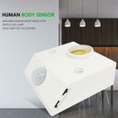 E27 PIR Infrared Motion Sensor LED Light Lamp Holder LED Lamp Base Socket AU