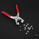 100sets Metal Prong Snap Buttons (10 Colors) with Plier Installation Tool A