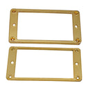2 Pieces Pickup Frames, Mounting Rings Metal  Pickup Covers For LP Electric