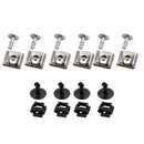 Easy Install Safety 10Pcs Engine Cover Undertray Fitting Clip Screw Set