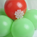20 Pcs of Plastic Flower Balloon Clips Tie for Sealing Wedding Party Decoration
