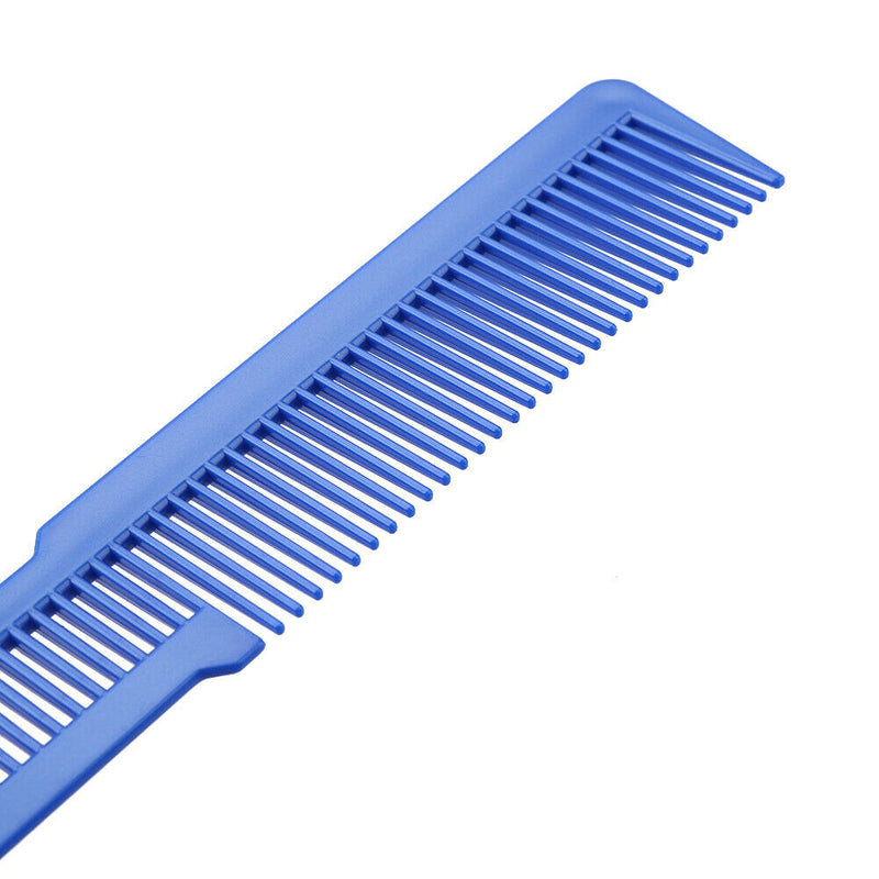 Hairdressing Carbon Anti-static Comb Wide Tooth Hair Clipper Comb (Blue)