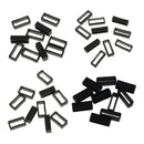 40 Pieces Rubber Wristwatch Watch Strap Band Holder Loop Retaining Retainer
