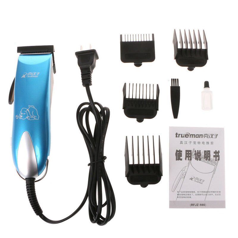 Electric Low-noise Animal Pet Dog Cat Hair Razor Grooming Clipper Trimmer New