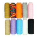 10pcs/Set Rainbow Polyester Sewing Threads Spools 54 Yards/Roll All Purpose