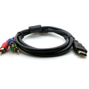 HDMI To 3-RCA Video Audio AV Component Adapter Converter Cable For HDTV