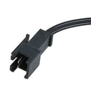Standard 2 Pin Connector EL Wire Neon Strip Light 3 Way Splitter Cable Blac W1J3