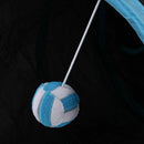 Cat Tunnel 3 Way Collapsible Pet Cat Play Tunnel with Ringing Ball, Spaciou Z3U9