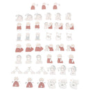 45pcs cartoon heart lovely lovers DIY Diary Craft Stickers Scrapbooking decor JR