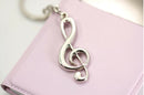 Metal Musical Note Key Ring Keyfob-Keyring Music Symbol Keychain fashion Gift