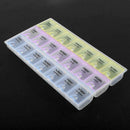 21 Grids Weekly Pills Storage Box Stationery Candy Holder Home Organizer