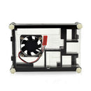 Clear Acrylic Case Shell Enclosure Box +Cooling Fan For Raspberry Pi 3 B +  3C