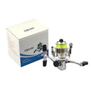 Pocket Mini 100 Spinning Reel Fishing Tackle Small Spinning Reel 4.3:1 Metal Ew