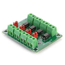 PC817 4 Channel Optocoupler Isolated Board Voltage Converter Adapter Module