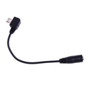 Micro USB female jack To 3.5mm stereo female audio adapter cable  JR