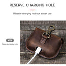 Crazy Horse Leather Headphones Protective Case for Sony WF-1000XM3 Accessories