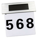Stainless Steel Solar Powered LED Doorplate Number Light House Door Address