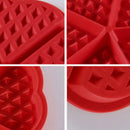Silicone Waffles Pan Cake Baking Baked Muffin Cake Chocolate Mold Mould Tr HRL